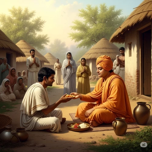 an untouchable cooks for Swami Vivekananda