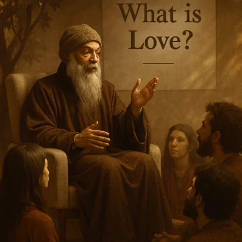 Osho with disciples