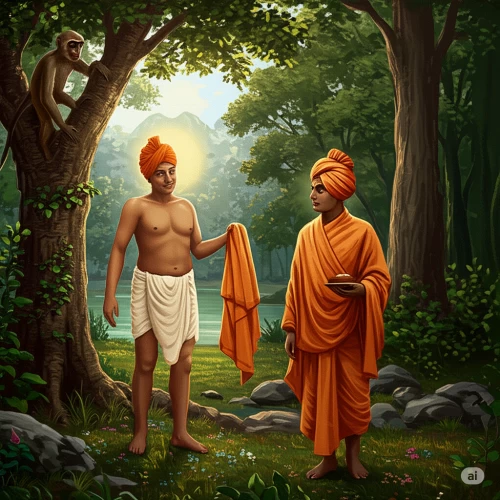 Swami Vivekananda at Radhakund